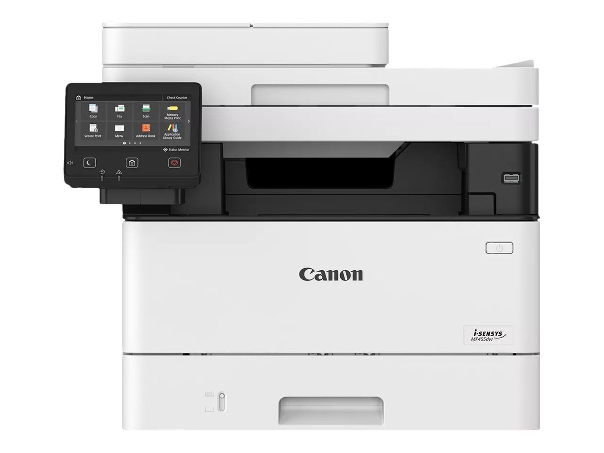 Imprimanta multifunctionala laser monocrom Canon MF453DW, A4, duplex, ADF, USB 2.0, Wi-Fi, 38 ppm