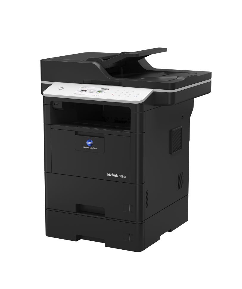 Imprimanta multifunctionala laser monocrom Konica Minolta bizhub 5020i, A4, duplex, ADF, USB 2.0, Wi-Fi, 50 ppm