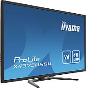 Monitor 42.5 inch LED IIyama X4373UHSU-B1 3840 x 2160 pixeli, 60 Hz, 3 ms, Negru