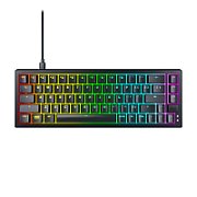 CHERRY Keyboard Xtrfy K5V2 RGB Compact Gaming MX2A RED [DE] black +++ kompaktes 65%-Format, Hot-Swap-fähige Switches