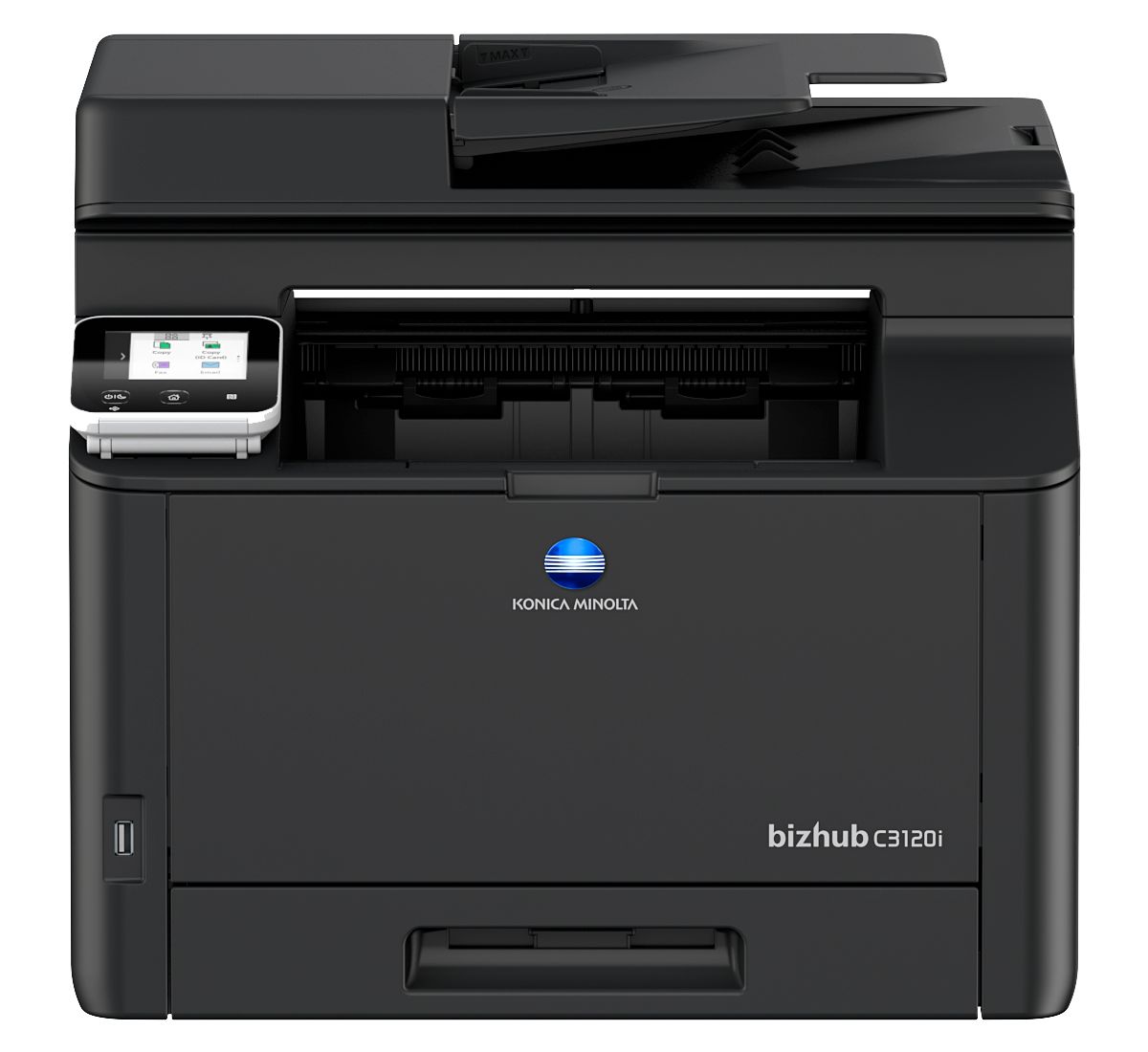 Imprimanta multifunctionala laser color Konica Minolta bizhub C3120i, A4, duplex, ADF, USB 2.0, Wi-Fi, 31 ppm negru, 31 ppm color
