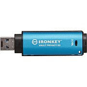 Kingston 16GB IronKey Vault Privacy 50 AES-256 Encrypted, FIPS 197 EAN: 740617329001