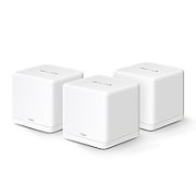 MERCUSYS Mercusys Halo H60X(3-pack) Whole mesh Wi-Fi6 system, AX1500, Dual-band, Standarde wireless: IEEE 802.11ax/ac/n/a 5 GHz, IEEE 802.11n/b/g 2.4 GHz, Viteza wireless: 1201 Mbps on 5 GHz, 300 Mbps on 2.4 GHz, Dimensiuni:88 × 88 × 88 mm, Interfata: 3 x 10/100/1000LAN/WAN, Pachetul contine 1 x Halo H60XR