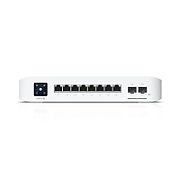 UBIQUITI Switch 8 porturi POE USW-PRO-8-POE-120W, Layer 3, Dimensiuni: 200 x 248 x 44 mm, Greutate: 2.1kg, Interfata: 8 x 10/100/1000Mbps, 2 x 10G SFP, 6 porturi POE, 2 porturi POE++, Capacitate switch: 56Gbps, buget POE: 120W.