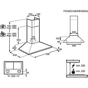 Hota de bucatarie tip semineu Electrolux LFC316X, 1 motor, 3 trepte de viteza, capacitate maxima de absortie aer 420 mc/h, nivel maxim de zgomot 66 dB, butoane de control, lampa 2 LED-uri, 2 filtre aluminiu de grasime, clasa eficienta energetica C, dimensiuni 69x59.8x45 cm, culoare inox