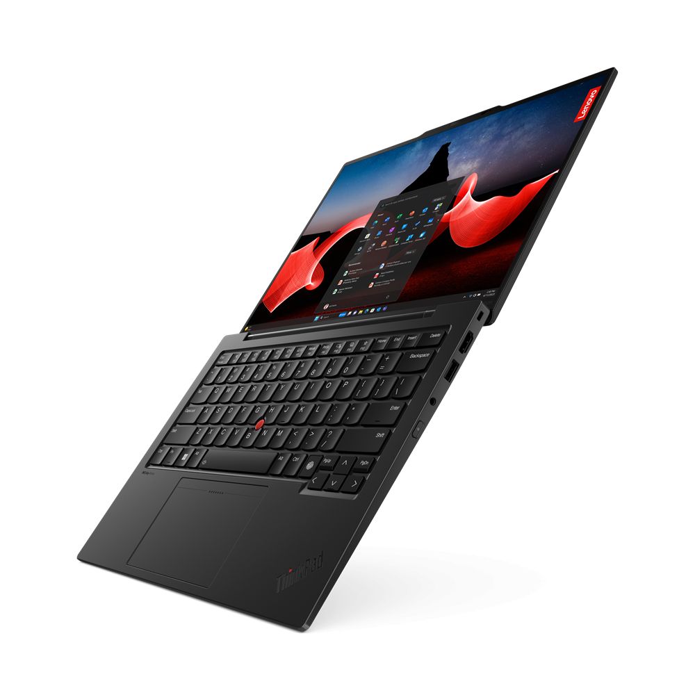 Laptop Lenovo ThinkPad X1 Carbon Gen 12, 14 inch 2880 x 1800 Touchscreen, Intel Core Ultra 7 155U (12 C / 14 T, 4.8 GHz, 12 MB cache), 32 GB LPDDR5X, 2 TB SSD, Intel Graphics, Windows 11 Pro