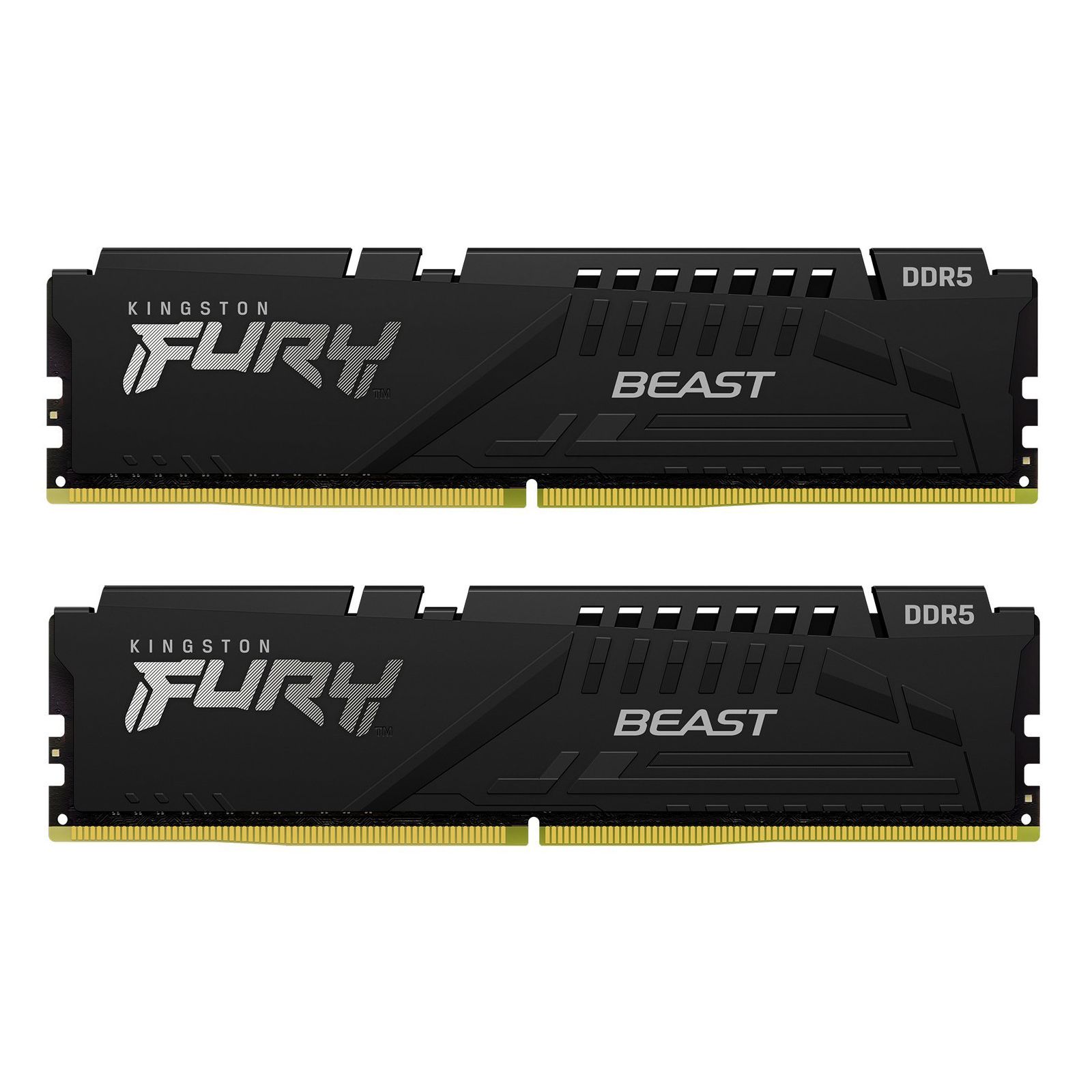 Memorie Kingston FURY Beast 32 GB DDR5 6400 MHz CL32, kit 2 x 16 GB, XMP 3.0, EXPO, Negru