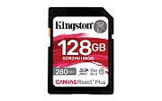 Card memorie KINGSTON SDXC Canvas React Plus Class 10 UHS-II 128GB