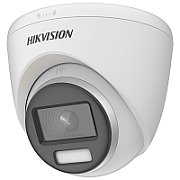 Camera de supraveghere Turret ColorVu PoC 8MP Hikvision DS-2CE72UF3T- E(2.8MM), lentila fixa 2.8mm, iluminare: 0.0005 Lux@(F1.0, AGC ON), 0 Luxcu lumina alba: 40m, iesire: 1 HD analog output, alimentare: 12 VDC ± 25%/PoC.at, Max. 5.1 W, IP67, dimensiuni: Ø109.98 mm × 98.27 mm, greutate: 350g