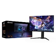 Gigabyte Gigabyte AORUS FO32U2 gaming monitor diagonala 31.5 , 699.48 x 394.73 mm, OLED, Anti-Reflection, Rezolutie: 3840 x 2160 (UHD), Luminozitate: 250 cd/m2, Contrast: 1.5M:1, Unghi vizualizare: 178°(H)/178°(V), Timp raspuns: 0.03ms GTG, Refresh rate:  240Hz, Flicker-free, Interfata: 2 x HDMI, 1 x
