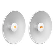 Mimosa N5-X25, dish Twist-on antenna, 25dBi, 400mm - 2-pack