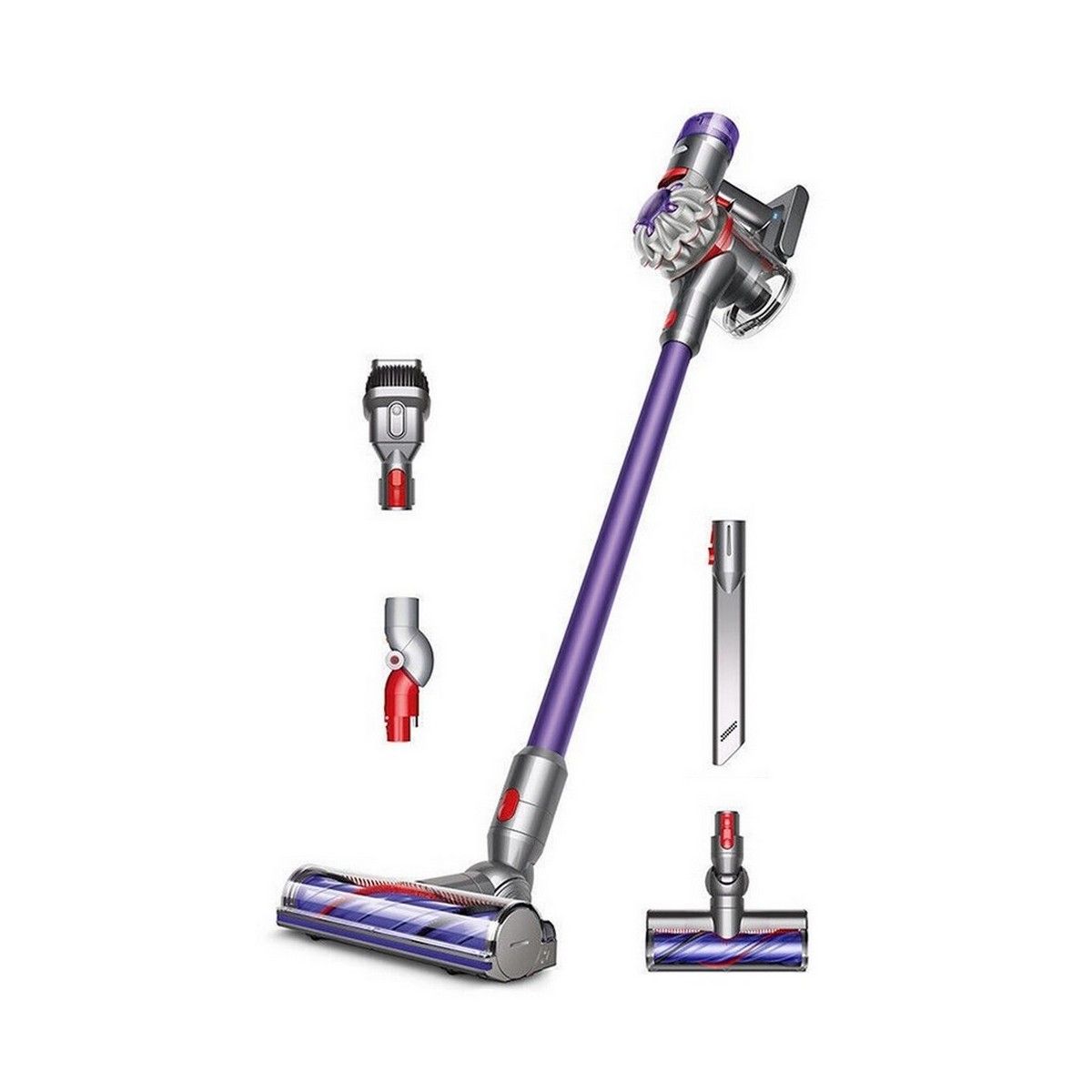 Dyson V8 Origin Rechargeable Vacuum Cleaner purple/silver