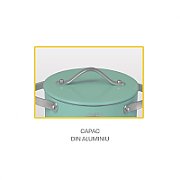 SET GATIT 5 PIESE ALUMINIU PRESAT, CRETA, COOKING BY HEINNER
