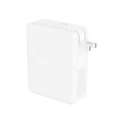 140W 4-PORTS USB GAN WALL/CHARGER WITH UK/EU/US PLUG TIPS
