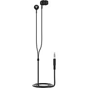 IN-EAR STEREO EARBUDS 3.5MM/1.2M CABLE BLACK NO MIC