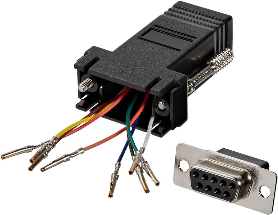 DB9 TO RJ45 MODULAR ADAPTER/.
