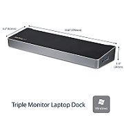 TRIPLE-VIDEO LAPTOP DOCK/LAPTOP DOCKING STATION WITH 4K