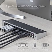 TRIPLE-VIDEO LAPTOP DOCK/LAPTOP DOCKING STATION WITH 4K