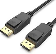 1M DP DVI CABLE M-M BLACK/M/M GOLD FULL HD