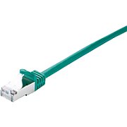 CAT6 ETHERNET GREEN STP 1M/RJ45 100 COPPER SNAGLESS