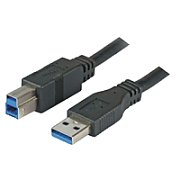 3M USB 3.0 A-B M/M BLACK/.