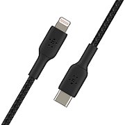 LIGHTNING/USB-C CABLE/MFI 2M BLACK