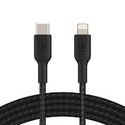 LIGHTNING/USB-C CABLE/MFI 2M BLACK