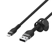 PRO FLEX LIGHTNING/USB-A SILICO/USB-A SILICONE CABLE APPLE CERTI
