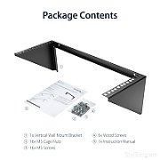 1U 19 WALL MOUNT RACK BRACKET/.