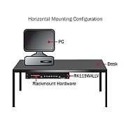 1U 19 WALL MOUNT RACK BRACKET/.