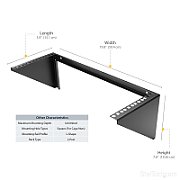 1U 19 WALL MOUNT RACK BRACKET/.