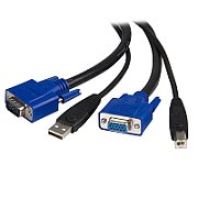 6 FT 2-IN-1 USB KVM CABLE/.