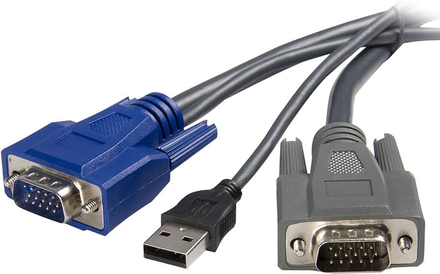 6 FT USB VGA 2-IN-1 KVM CABLE/.