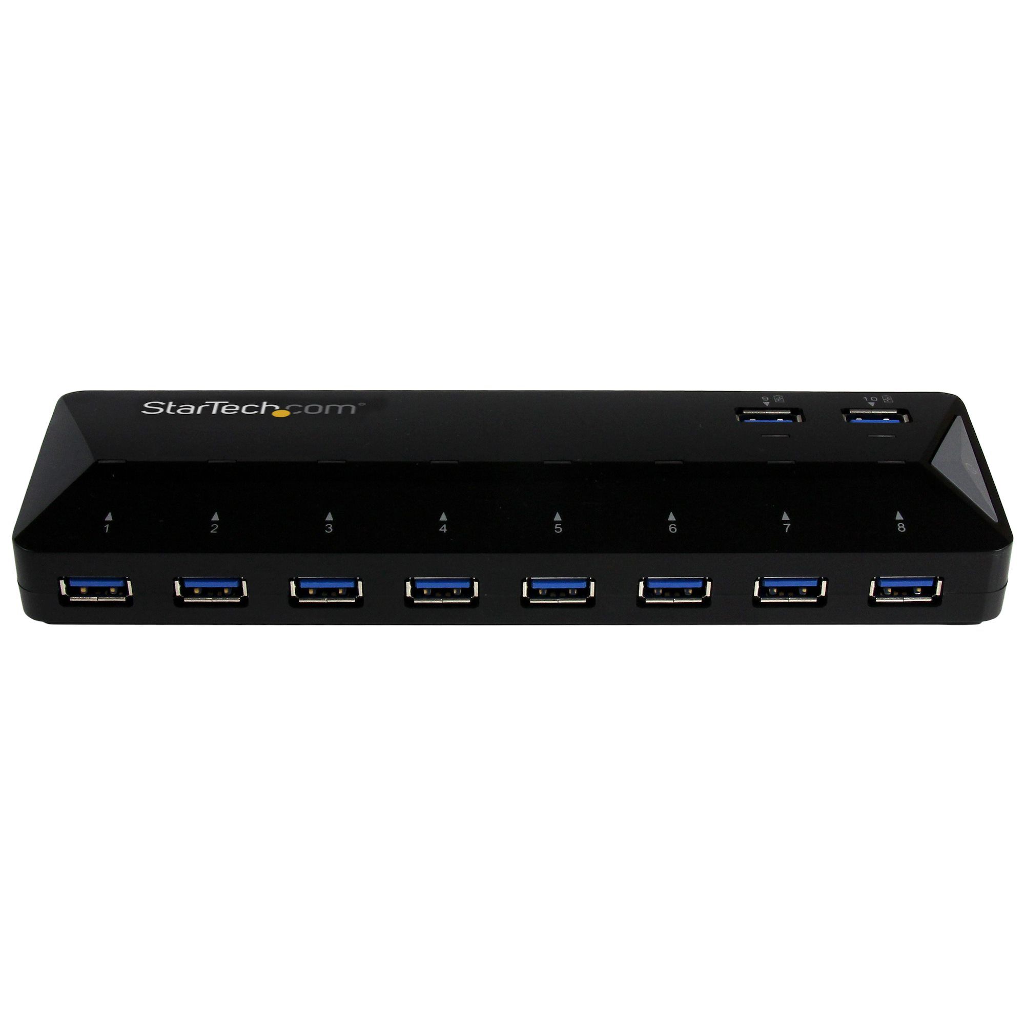 10-PT USB 3.0 HUB W/ CHARGING/2X1.5A CHARGE AND SYNC PORTS