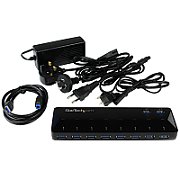 10-PT USB 3.0 HUB W/ CHARGING/2X1.5A CHARGE AND SYNC PORTS