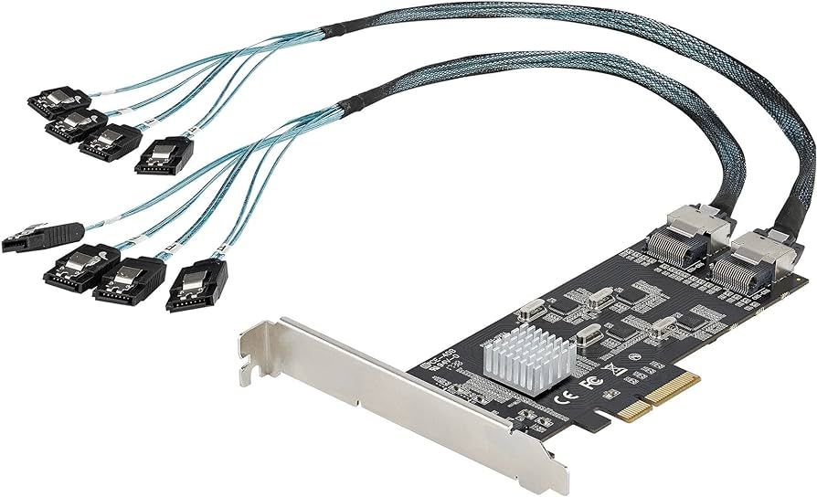 8 PORT SATA 6GBPS PCIE CARD/.