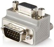 VGA ADAPTER RIGHT ANGLE/15P D-SUB MALE / FEMALE GREY