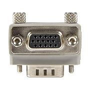 VGA ADAPTER RIGHT ANGLE/15P D-SUB MALE / FEMALE GREY