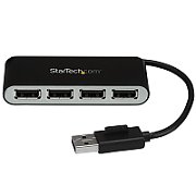 4 PORT PORTABLE USB 2.0 HUB/.