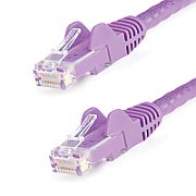 0.5M PURPLE CAT6 PATCH CABLE/SNAGLESS ETHERNET CABLE - UTP
