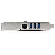 3 PORT PCIE USB 3.0 CARD + GBE/.