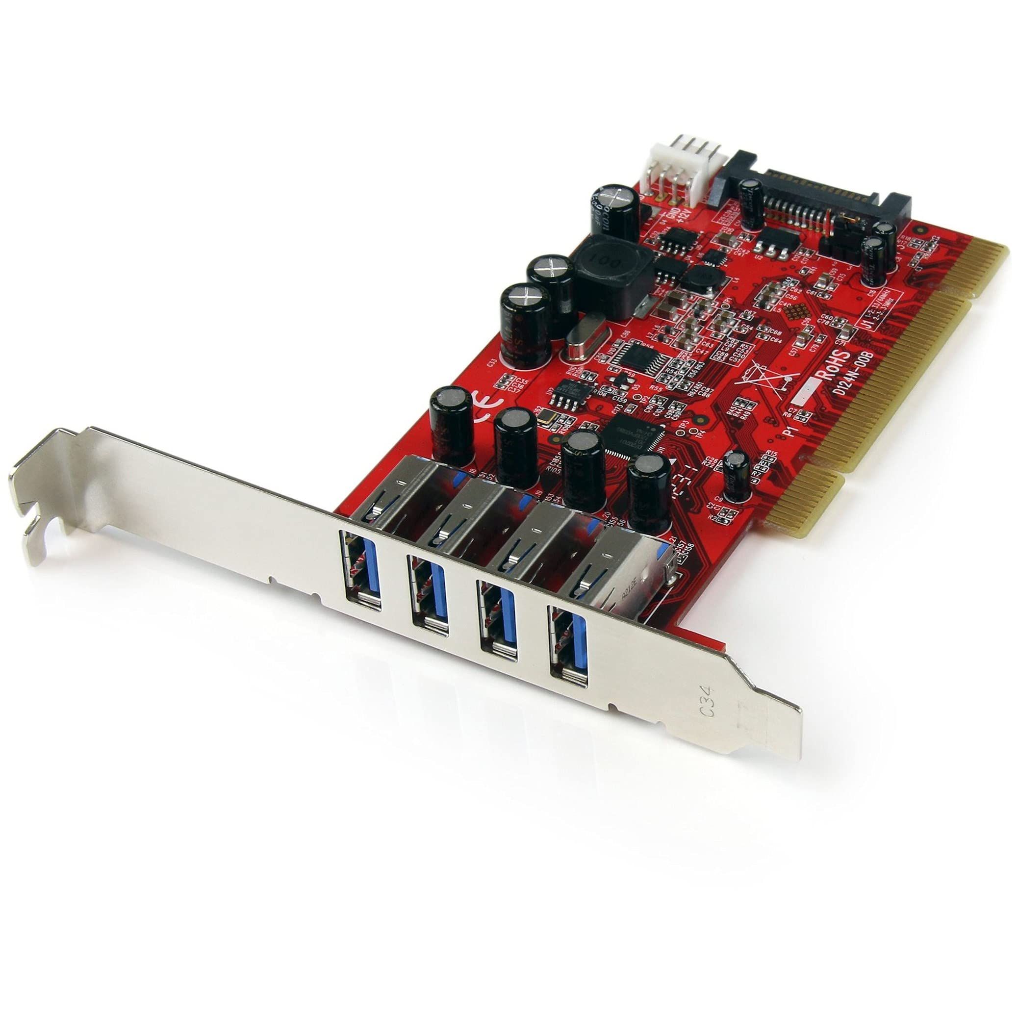 4 PORT PCI USB 3 ADAPTER CARD/.