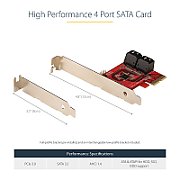 4-PORT SATA PCIE CARD - 6GBPS/.