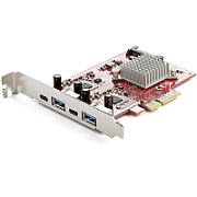 4-PT USB PCIE CARD USB-C/USB-A/.