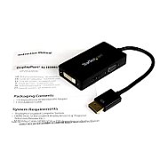 DP TO DVI / VGA / HDMI ADAPTER/.