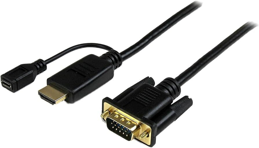 10FT HDMI TO VGA ADAPTER CABLE/.