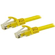 7.5 M CAT6 CABLE - YELLOW/SNAGLESS - 24 AWG COPPER WIRE