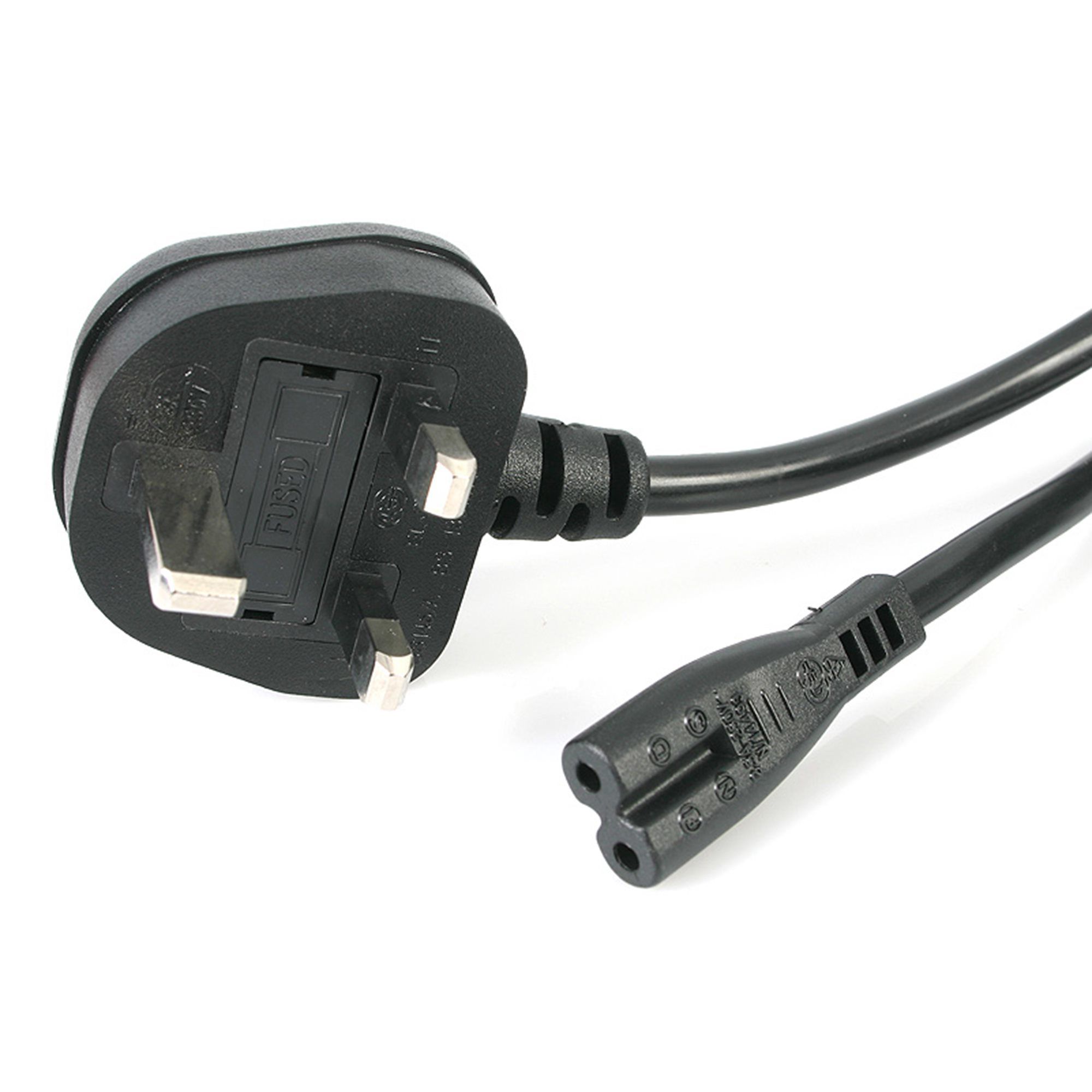 1M UK PLUG TO C7 POWER CORD/.