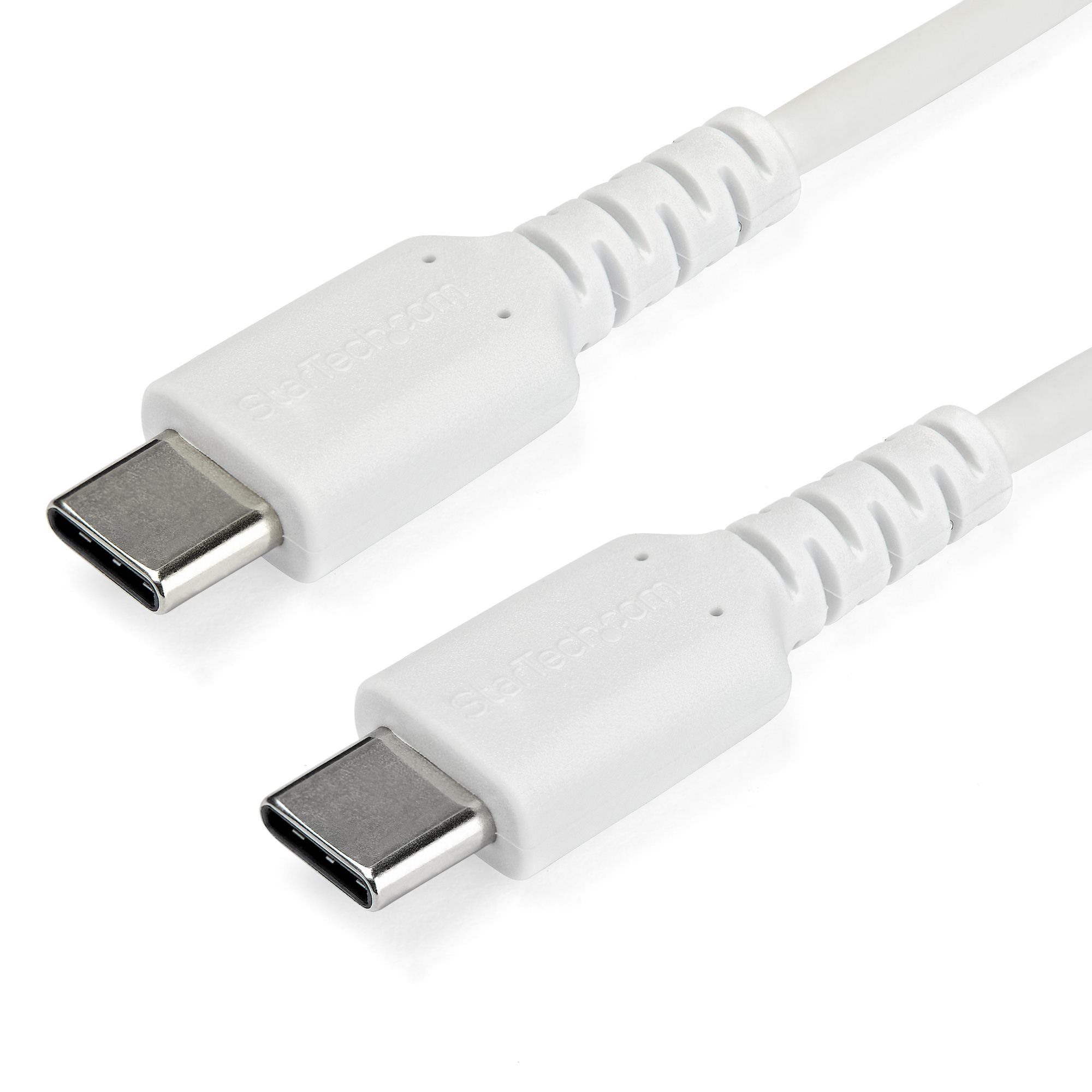 1 M USB C CABLE - WHITE/HIGH QUALITY ARAMID FIBER