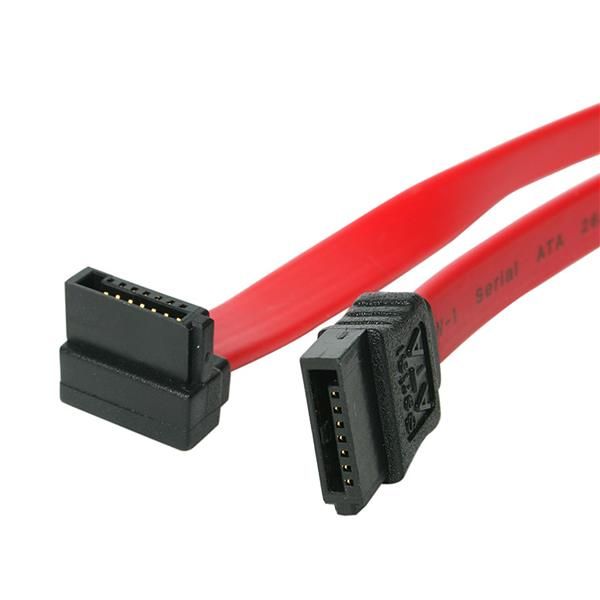 18IN RIGHT ANGLE SATA CABLE/.